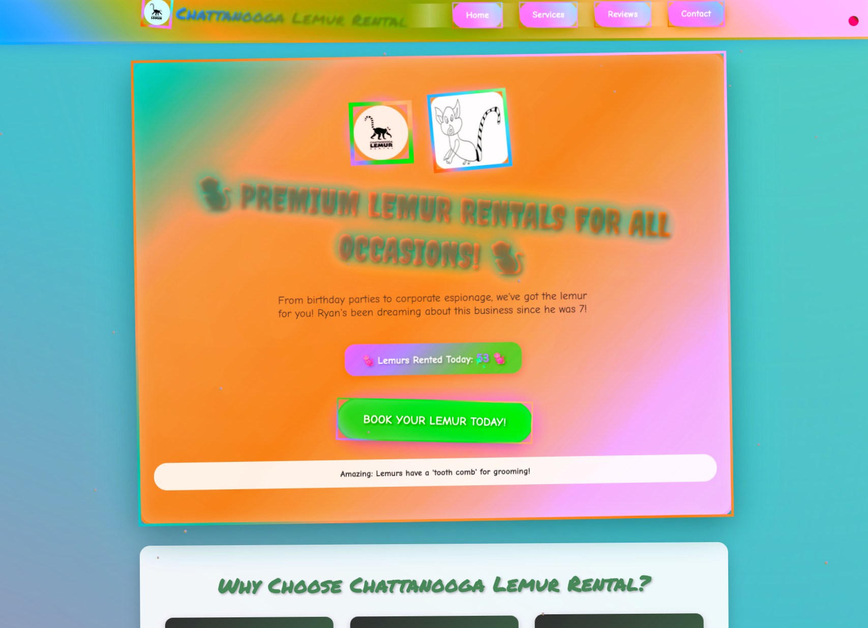 Chattanooga Lemur Rental